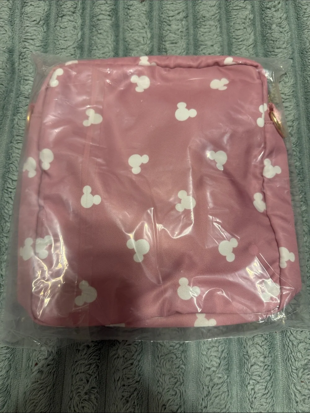 Magic Pink Crossbody Bag with White Print-Brand new.